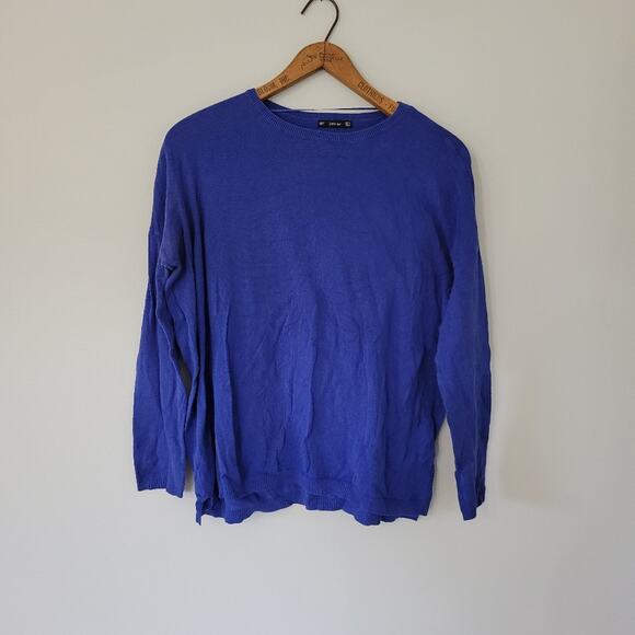 Zara Knit Sweater Blue S - Picture 1 of 7